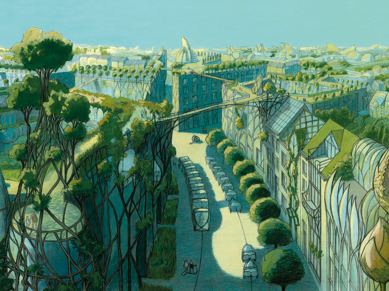 Illustration for article titled Luc Schuiten; visionary architect